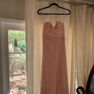 Amsale blush gown size 2